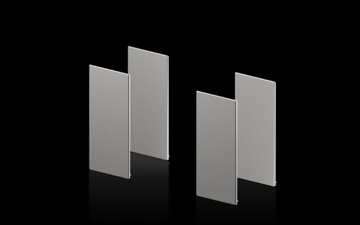 Rittal VX 8660.600 Abdeckkappen, Edelstahl für Sockel-System VX, Edelstahl