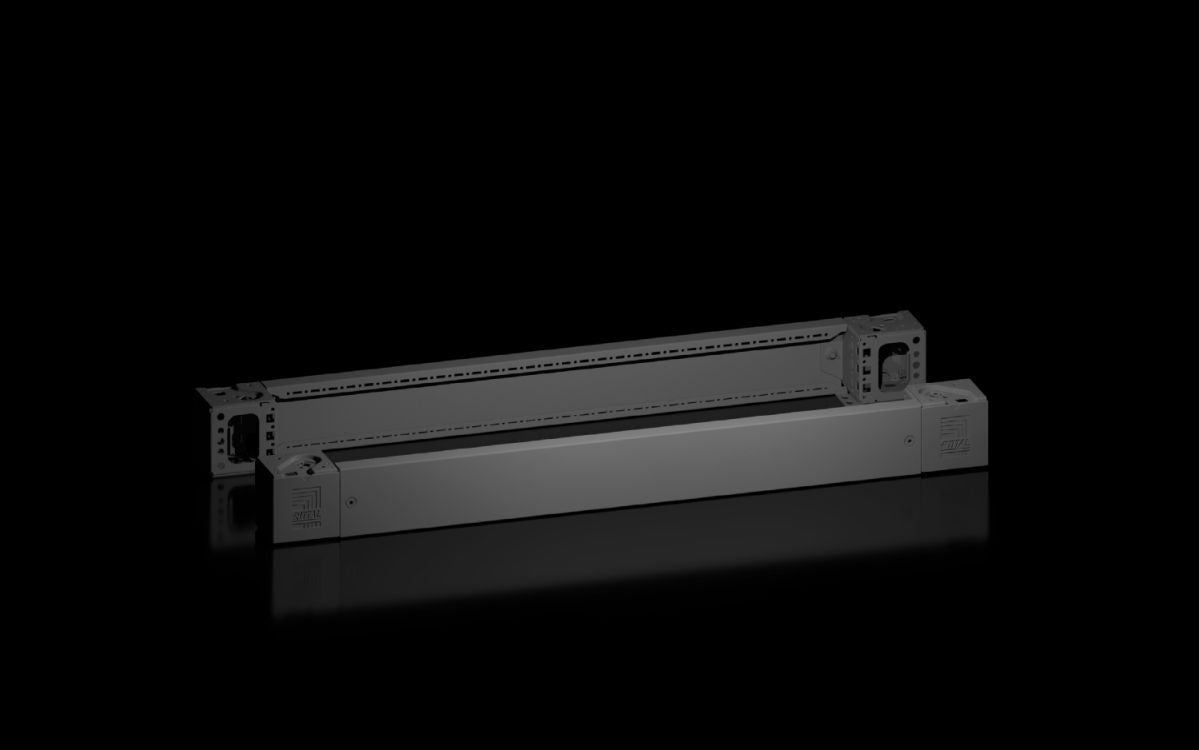 Rittal VX 8660.005, Base/plinth corner pieces with base/plinth trim panels, front and rear for base/plinth system VX, sheet steel