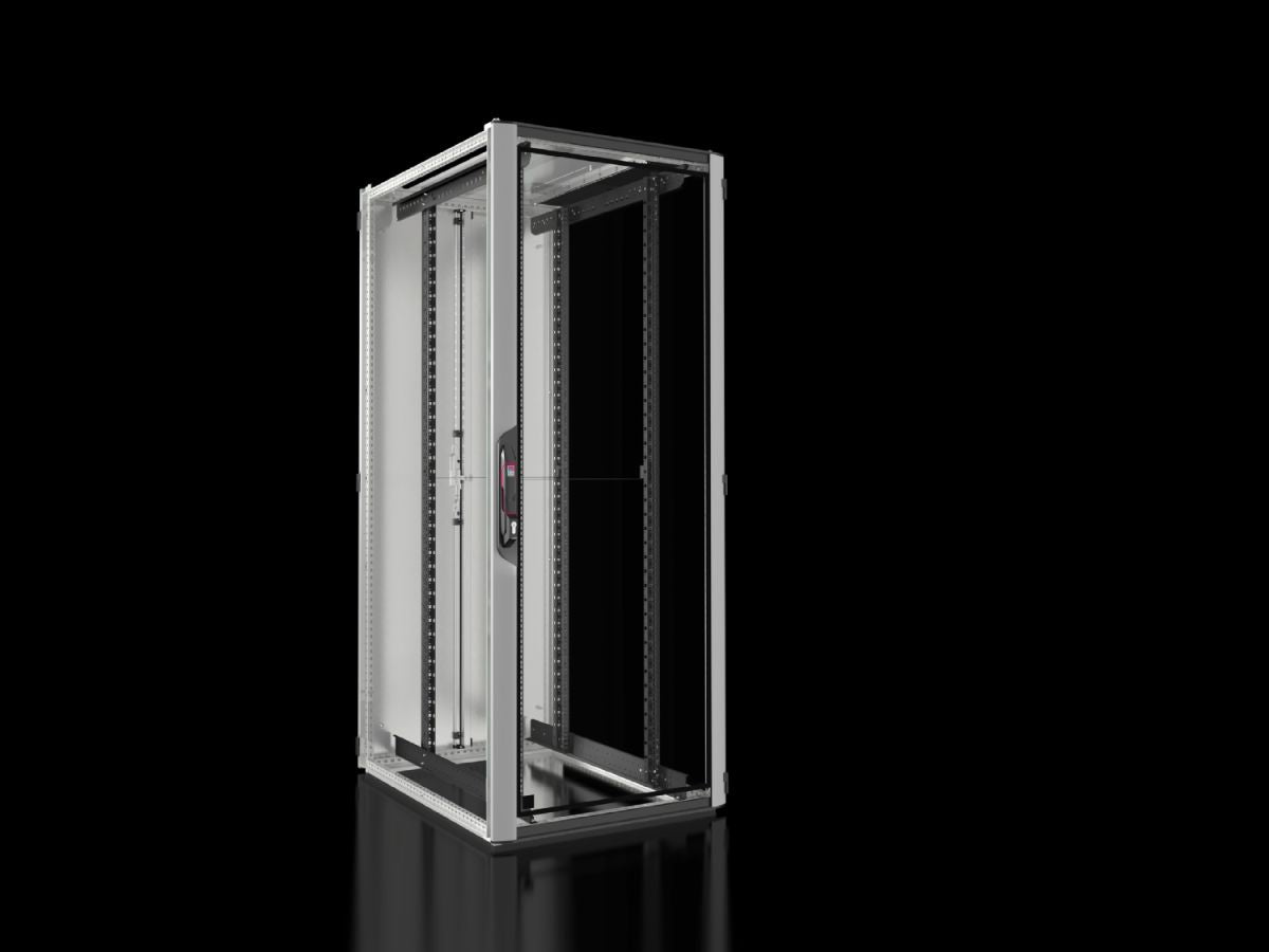 Rittal VX 5309.126 Netzwerk-/Serverschrank VX IT mit Sichttür, mit 19"-Profilschienen standard