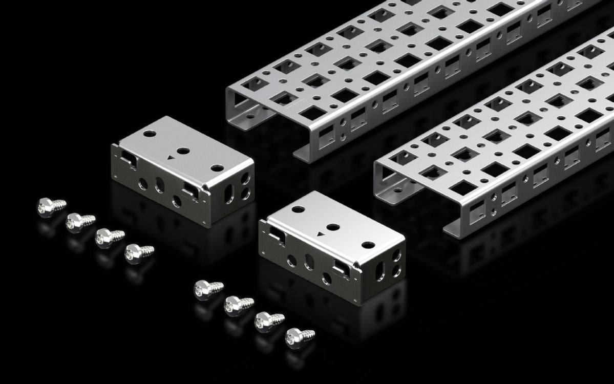 Rittal VX 8100.745, Punched section without mounting flange, 23 x 64 mm for VX, VX SE