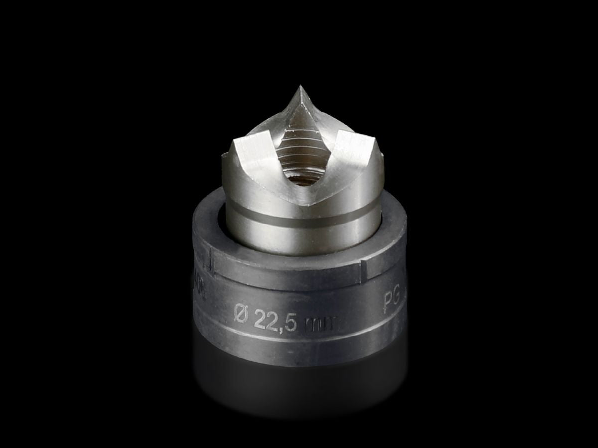 Rittal AS 4055.122 Spalt-Blechlocher rund für Edelstahl, mit 3-fach Teilung