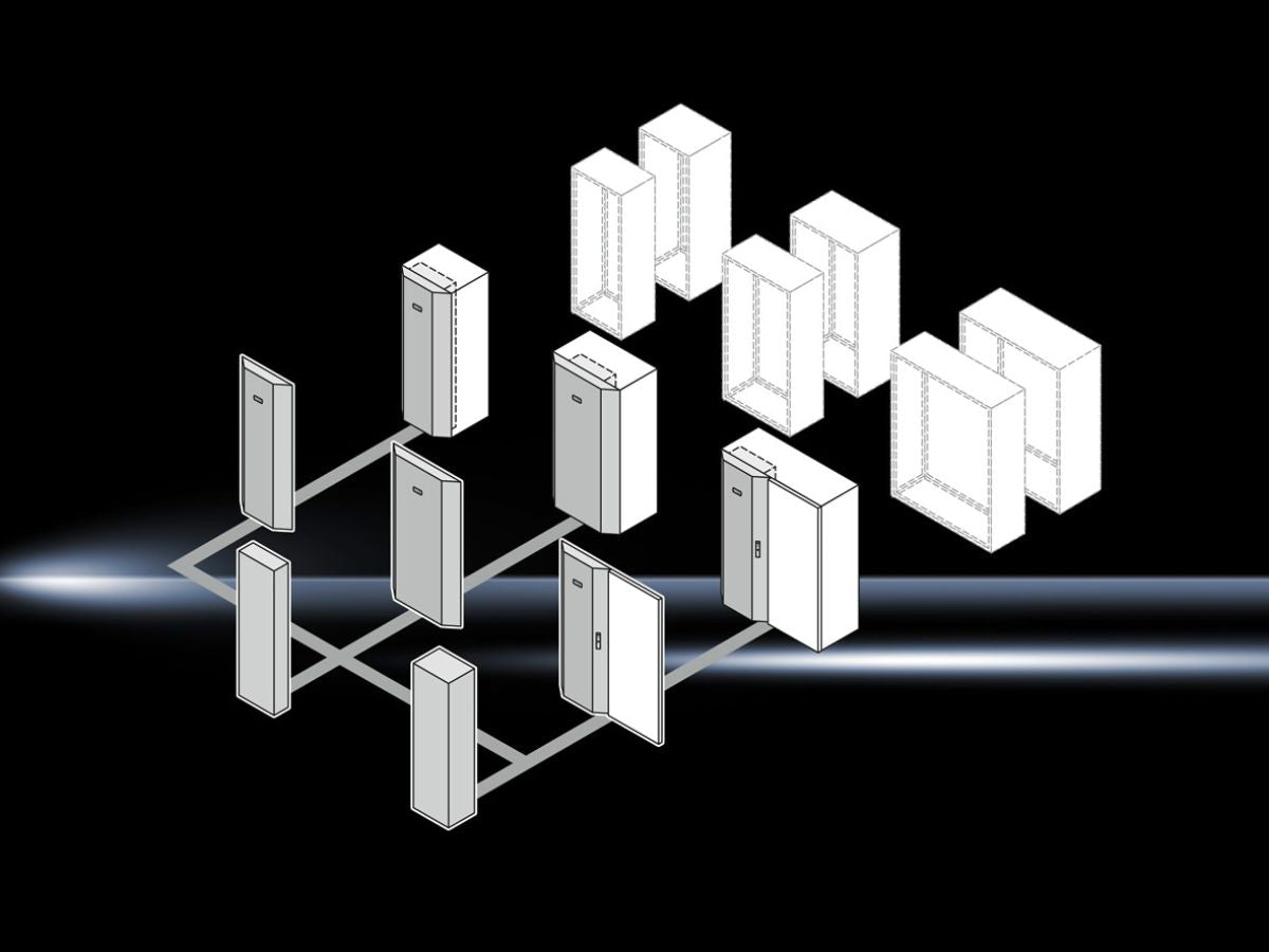 Rittal SK 3201.820, Modular climate control concept – climate control door VX25 for installing cooling modules