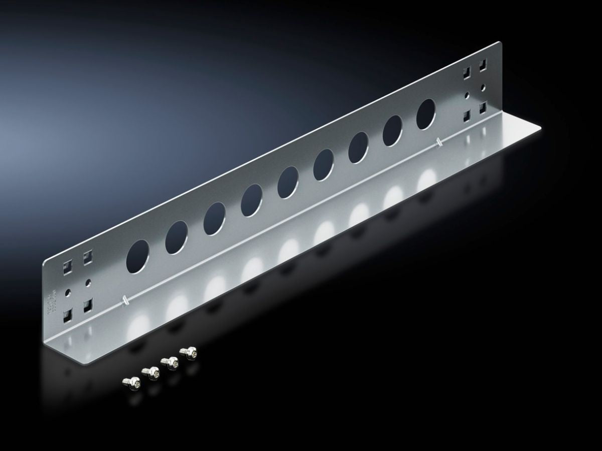 Rittal VX 5302.034, Slide rail, 2 U, static installation, heavy duty for VX IT