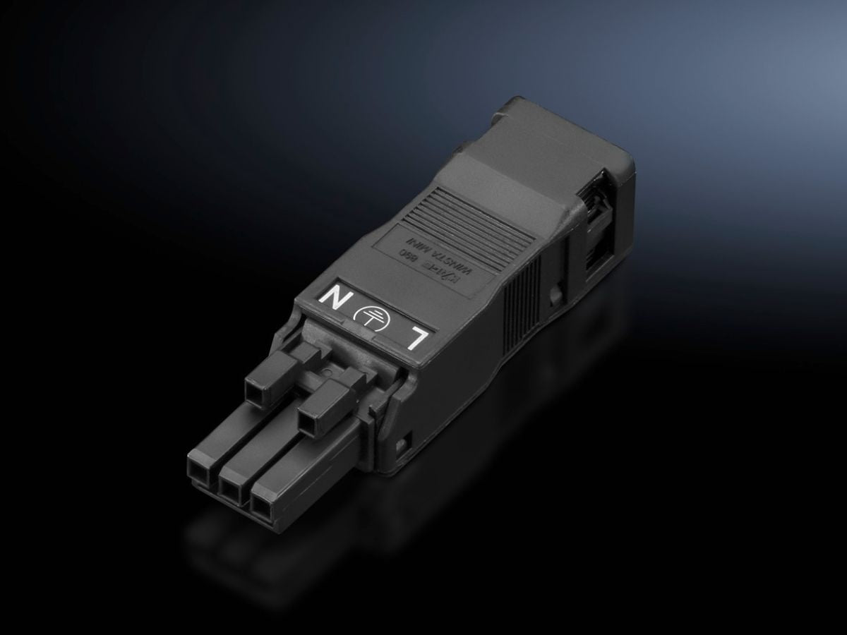 Rittal SZ 2500.600, Connection accessories for self-assembly for LED system light, connector/jack