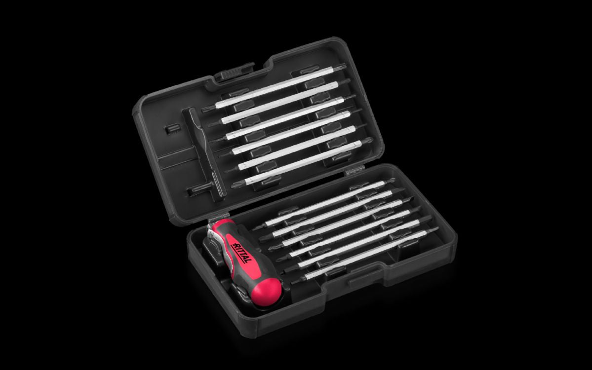 Rittal AS 4053.450, Interchangeable screwdriver set uninsulated