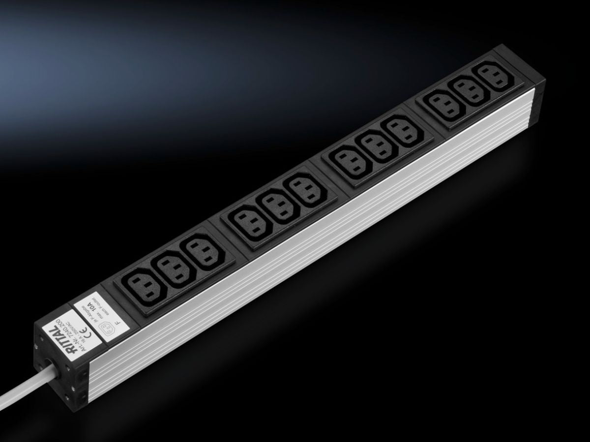 Rittal DK 7240.200, Socket strip for IEC 320 connectors