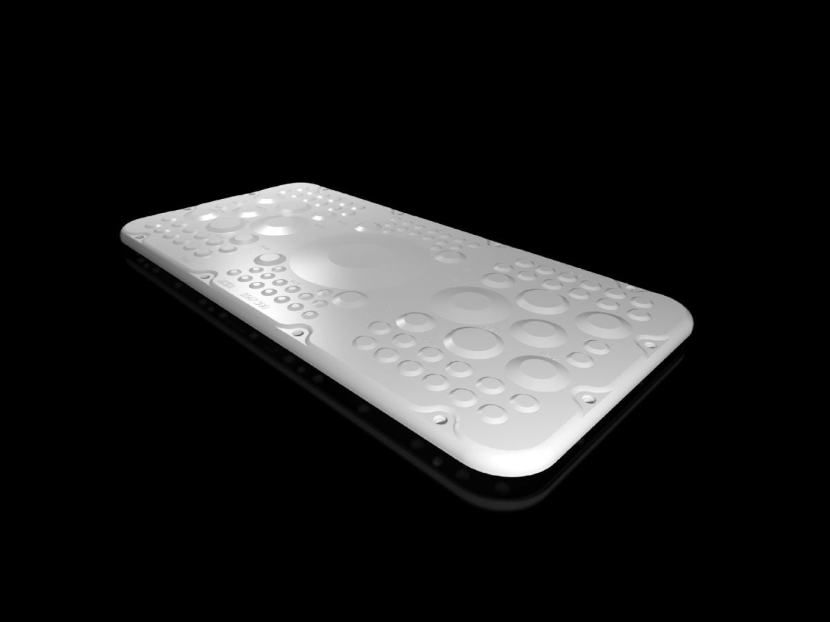 Rittal SZ 2567.300, Plastic gland plate with membranes, for AX