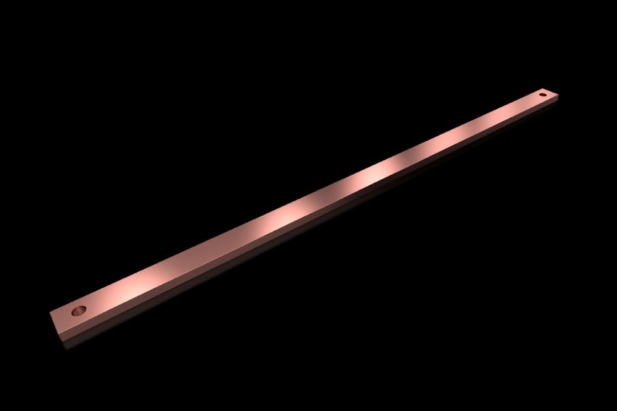 Rittal SV 9686.538, PE/PEN Busbar E-Cu for VX