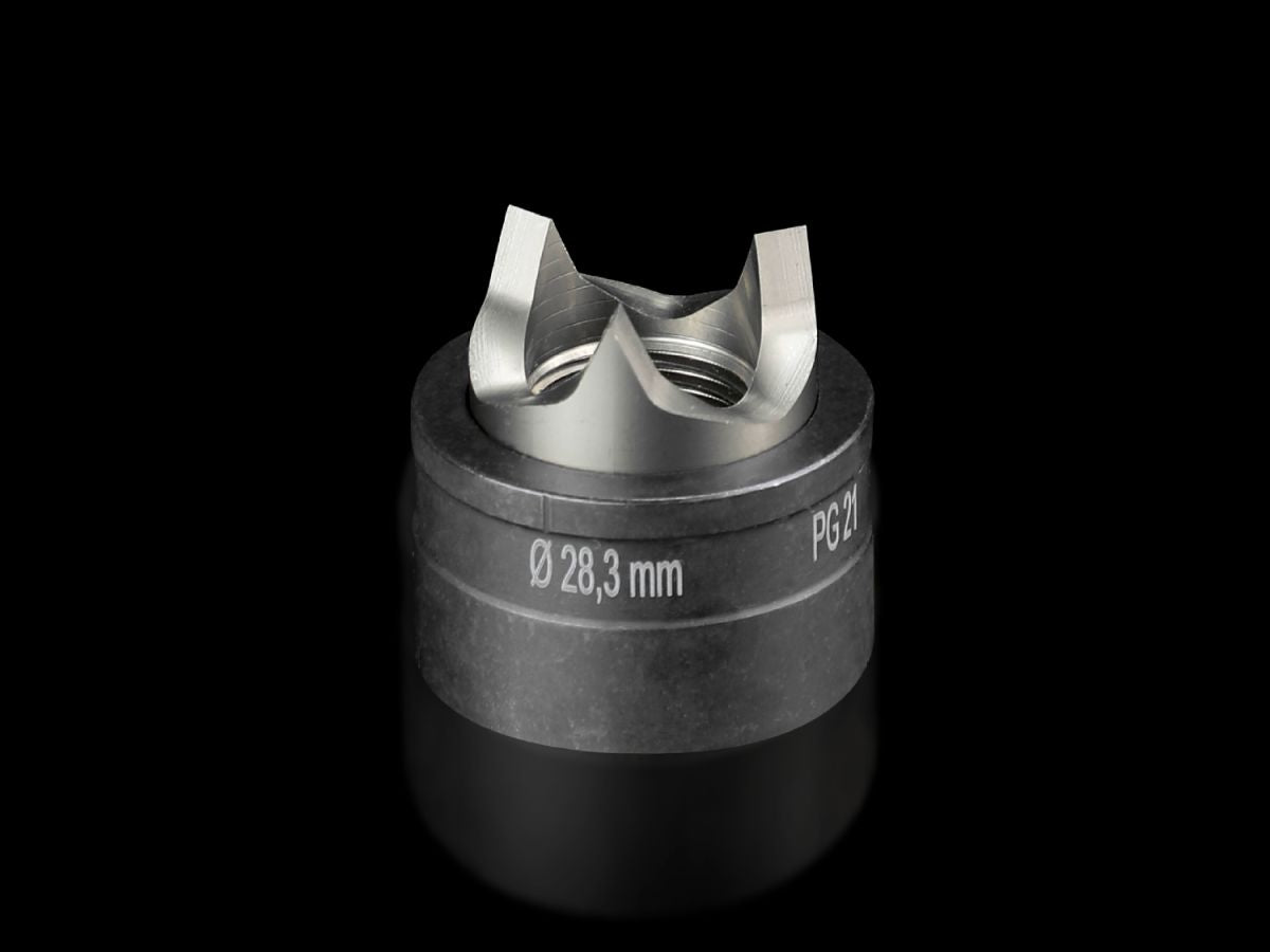 Rittal AS 4055.128 Spalt-Blechlocher rund für Edelstahl, mit 3-fach Teilung