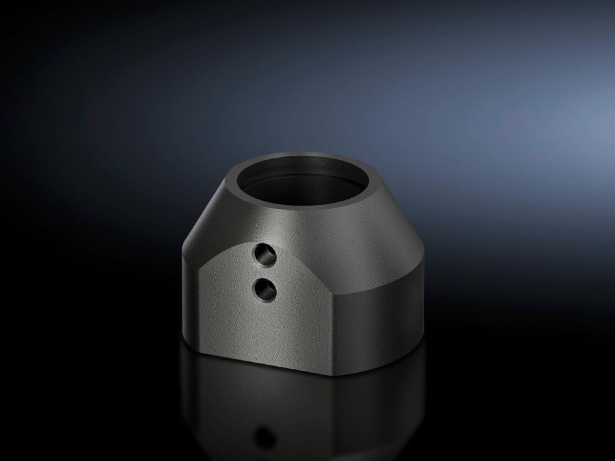 Rittal CP 6501.070, Attachment CP 40, steel for support arm connection 90 x 71 mm