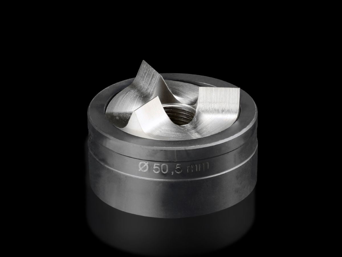 Rittal AS 4055.150 Spalt-Blechlocher rund für Edelstahl, mit 3-fach Teilung