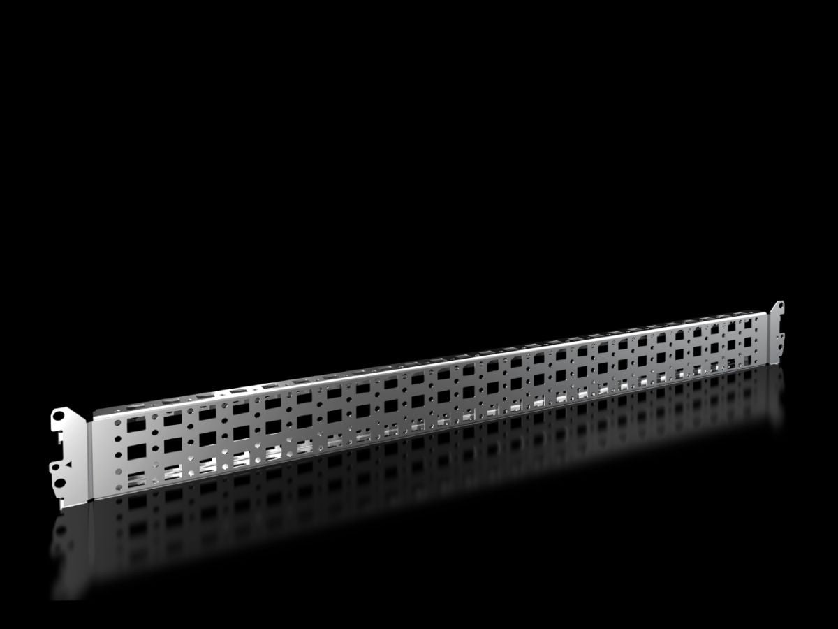 Rittal VX 8617.140, Punched section with mounting flange, 23 x 64 mm for VX, VX IT, VX SE, AX plastic