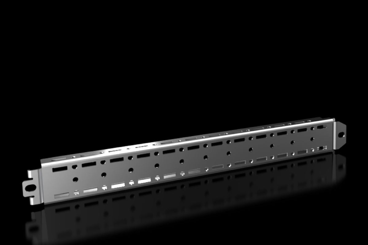 Rittal VX 8617.700, Punched rail 18 x 39 mm for VX, VX SE