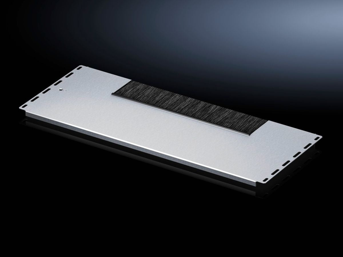 Rittal VX 5301.333, Gland plate module, one-piece, with brush strip for VX IT