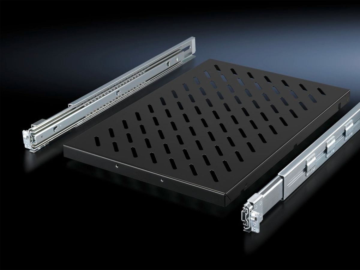 Rittal DK 5501.725, Component shelf, pull-out for VX IT, TS IT, TE, TX CableNet