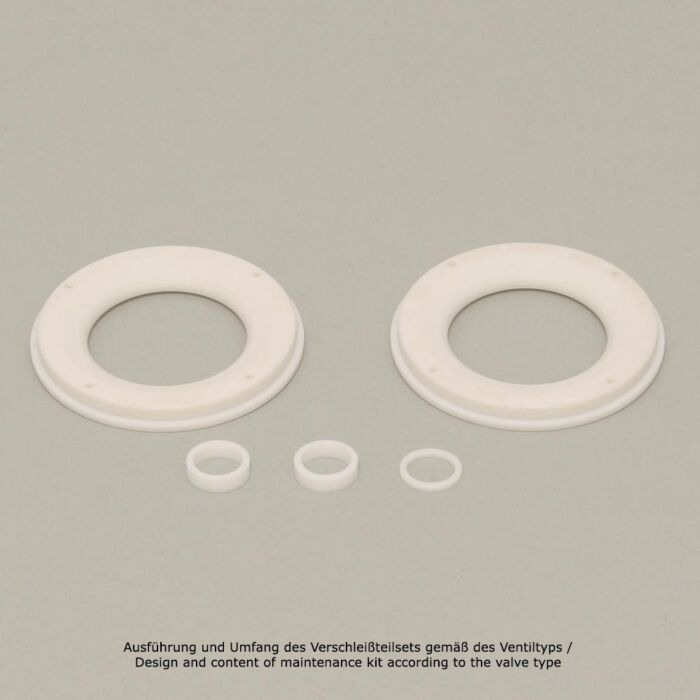 END Armaturen VKD13010/A, Dichtungssatz-VK, DN100,hohlraumarm, PTFE-FKM für Baulänge 152mm