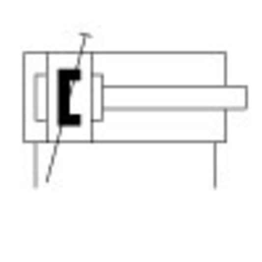 Aventics R481654499, Kompaktzylinder ISO 21287, Serie CCI