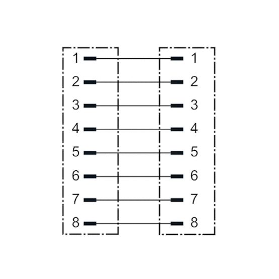 Aventics R412027647, Rundsteckverbinder mit Kabel, Serie CON-RD