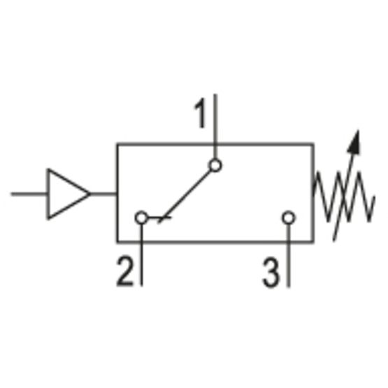 Aventics R412010732, Druckschalter, PM1-M3-F001-002-160-CAB-3M-ATE