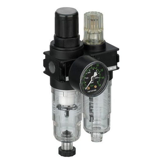 Aventics 0821300727, Wartungseinheit, 2-teilig, NL1-ACD-G018-GAU-100-PNB-HO-05