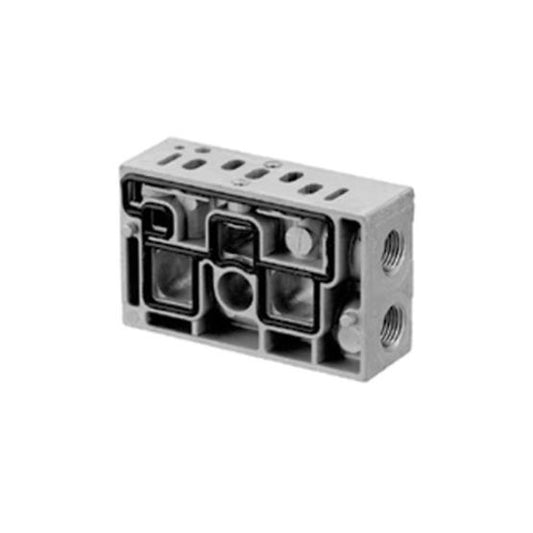 Aventics 1825503891, GRUNDPLATTE CD02-AL-G1/8-BP1