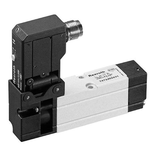 Aventics R422000306, 5/2-Wegeventil, CD02-5/2XX-AS-024DC-M12