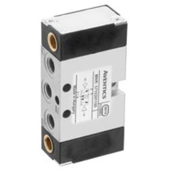 Aventics 5710301100, 5/2-Wegeventil, CD04-5/2XX-DO-G018-G018-G018-S