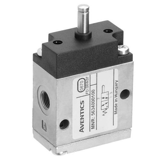 Aventics 5634000100, 3/2-Wegeventil, CD04-3/2NC-SR-P-G018-G018-S