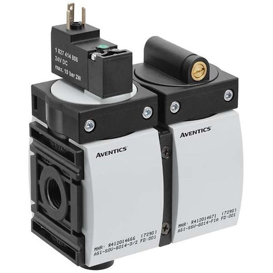 Aventics R412010682, Befülleinheit, elektrisch betätigt, Serie AS1-SSU