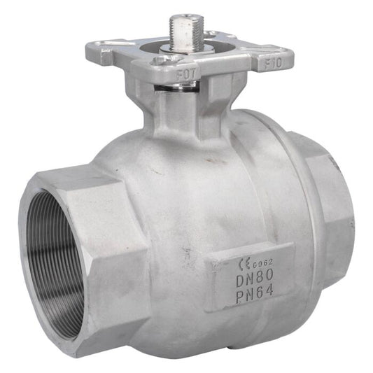 END Armaturen ZU310030, Kugelhahn 3", PN64, Edelst./PTFE-FKM Flanschplatte F07/F10,