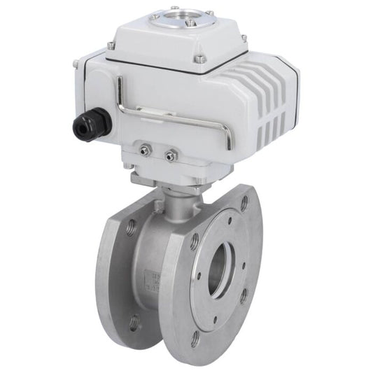 END Armaturen MK311708-LE104100, Kugelhahn-MK, DN65, mit Antrieb-LE10 Ed. 1.4408/PTFE-FKM-Grafit, 230V AC, Laufzeit 30s.