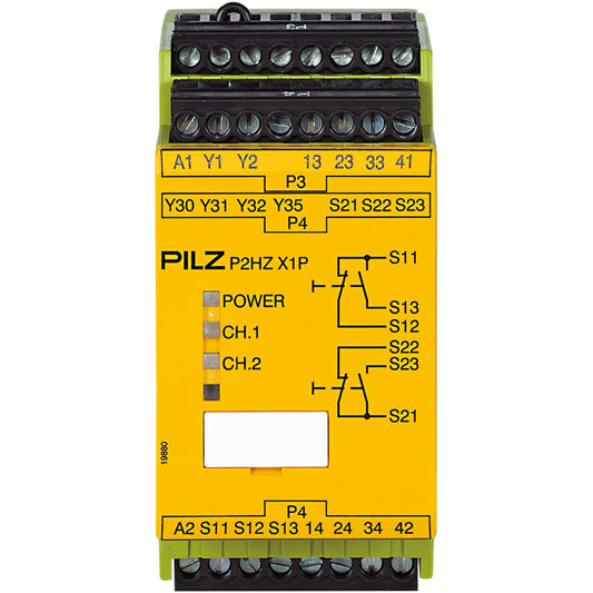 PILZ P2HZ X1P 230VAC 3n/o 1n/c 2so Schaltgeräte P/N: 777438