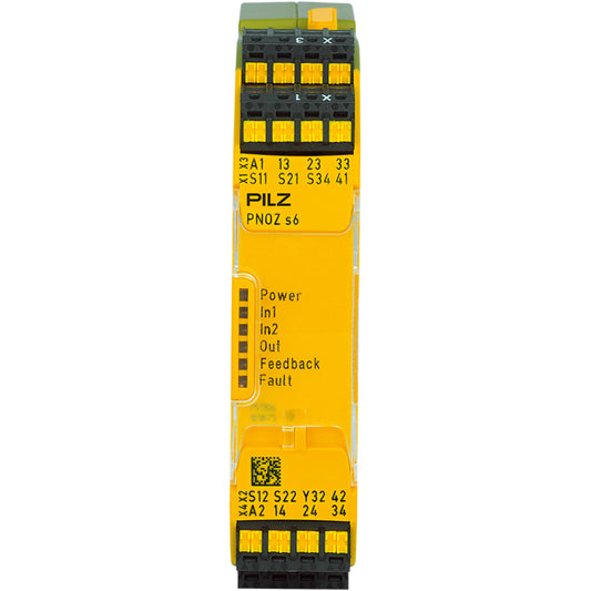 PILZ PNOZ s6 C 24VDC 3 n/o 1 n/c Schaltgeräte P/N: 751106