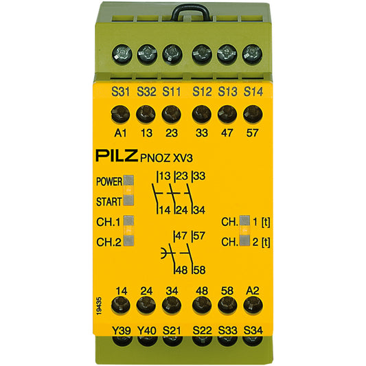 PILZ PNOZ XV3 0.5/24VDC 3n/o 2n/o t fix Schaltgeräte P/N: 774544