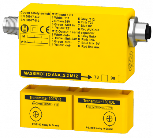 Comitronic-BTI Massimotto ANA78S.2 M12D Notausschalter