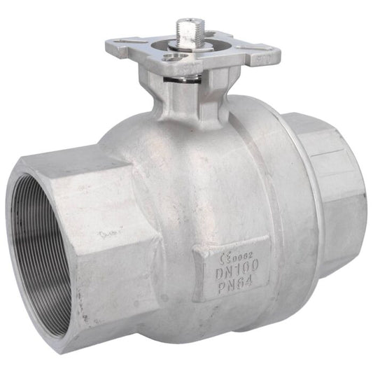 END Armaturen ZU310031, Kugelhahn 4", PN64, Edelst./PTFE-FKM Flanschplatte F07/F10,