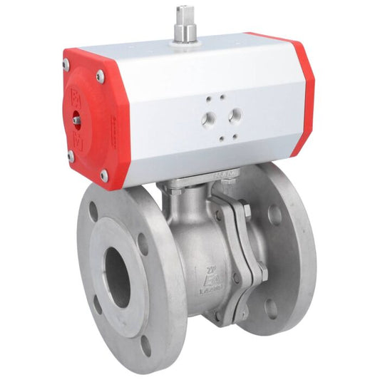 END Armaturen ZP311007-ED620702, Kugelhahn-ZP, DN50, m. Antrieb-ED, DW70 Edel.1.4408/PTFE-FKM, doppeltwirkend