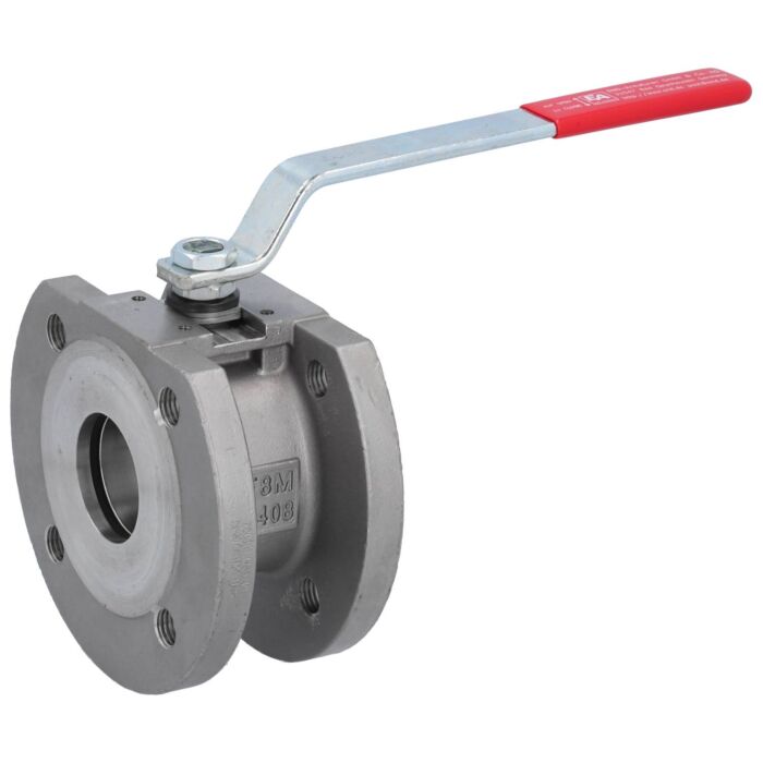 END Armaturen VK311504, Kompakt-Kugelhahn DN25, PN16, DAB Edelstahl 1.4408-01/PTFE-Carbongraphit