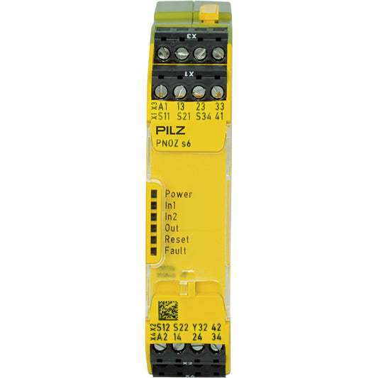 PILZ PNOZ s6 48-240VACDC 3 n/o 1 n/c Schaltgeräte P/N: 750136