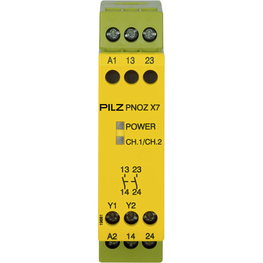 PILZ PNOZ X7 24VACDC 2n/o Schaltgeräte P/N: 774059