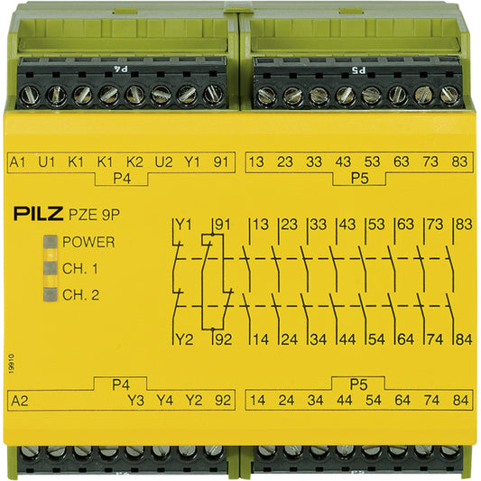PILZ PZE 9P 24VACDC 8n/o 1n/c Schaltgeräte P/N: 777140
