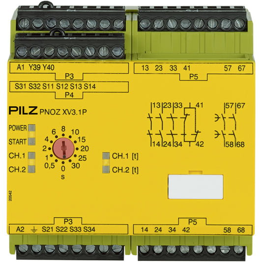 PILZ PNOZ XV3.1P 30/24-240VACDC 3no 1nc 2no t Schaltgeräte P/N: 777530