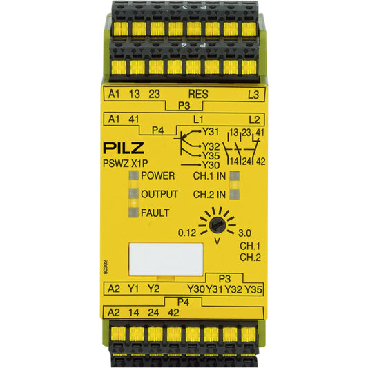 PILZ PSWZ X1P C 3V/24-240VACDC 2n/o 1n/c2so Schaltgeräte P/N: 787950