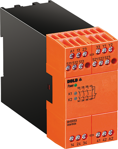 Dold BH5933.48/61 AC42V 50/60HZ, Two-hand safety relay, sku: 0053480