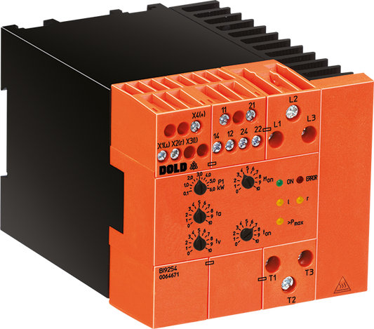 Dold BI9254.38/61 3AC400V 50/60Hz 12A, Reversing contactor with softstart and active power monitoring, sku: 0064671