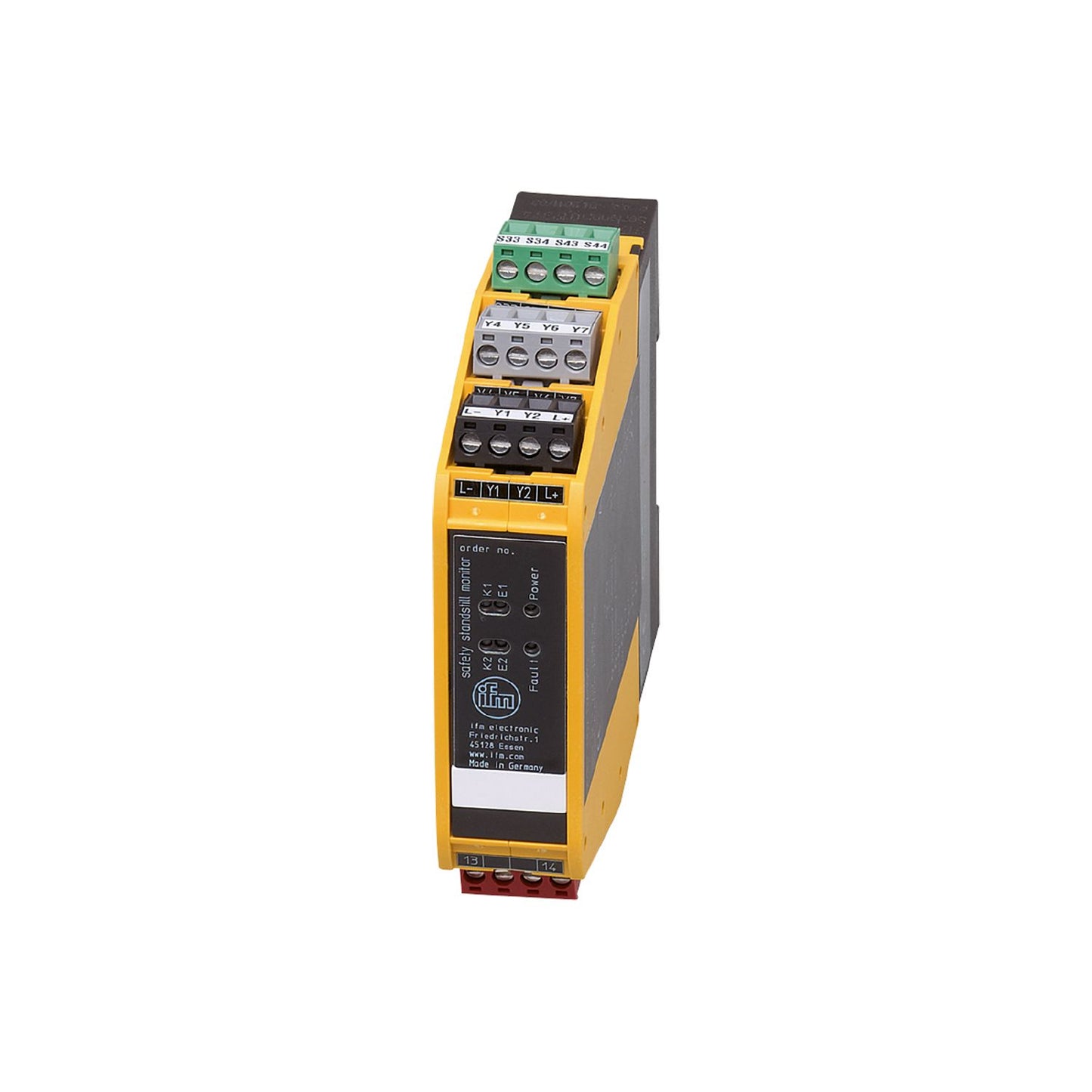 IFM DA102S - Evaluation system for safe standstill monitoring Safety Standstill Monitor
