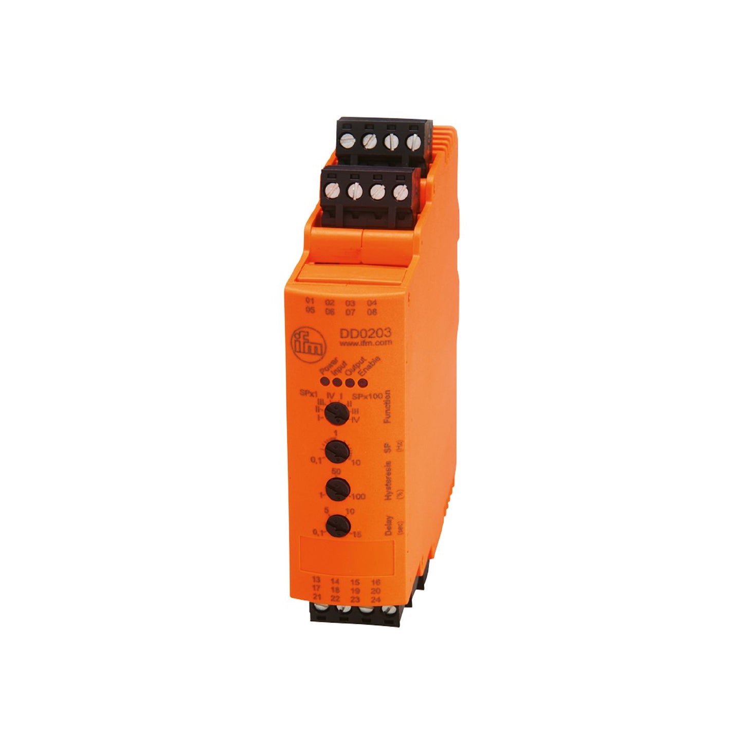 IFM DD0296 - Evaluation unit for speed monitoring D200/FR1B 110-240VAC 24VDC
