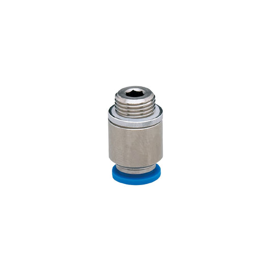 IFM E30076 - Pneumatic push-in air fitting PLUG CONNECTION QS-G1/8-6