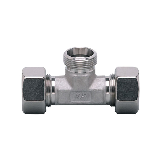 IFM E40079 - T-piece with progressive ring fitting T-PIECE QL22-18-22/VA