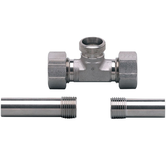 IFM E40102 - T-piece with progressive ring fitting T-PIECE G1/2-18-G1/2